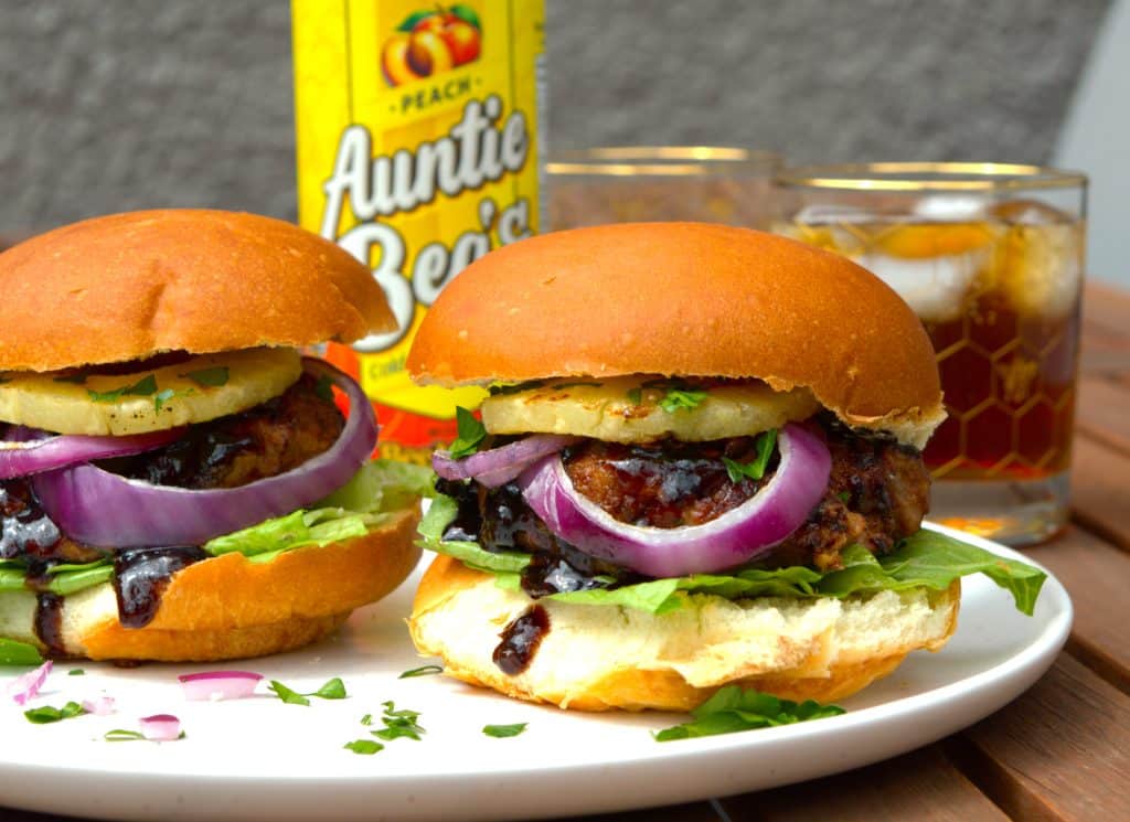 Hawaiian Honey Teriyaki Burgers - BeeMaid