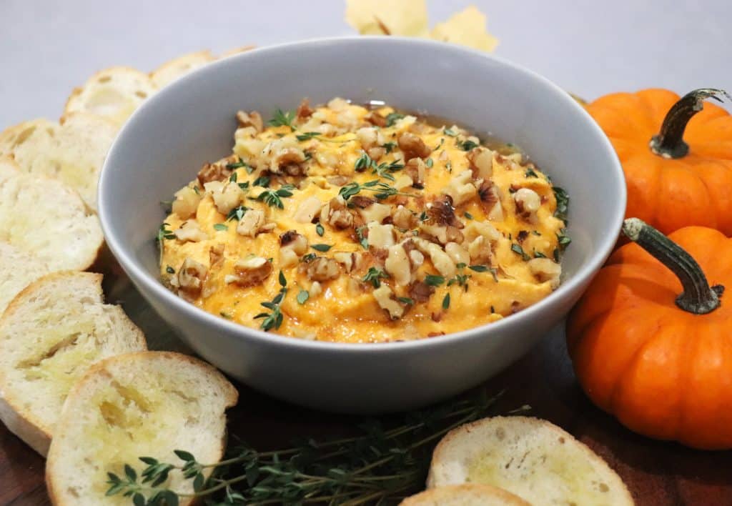 Whipped Honey Pumpkin Feta Dip - BeeMaid