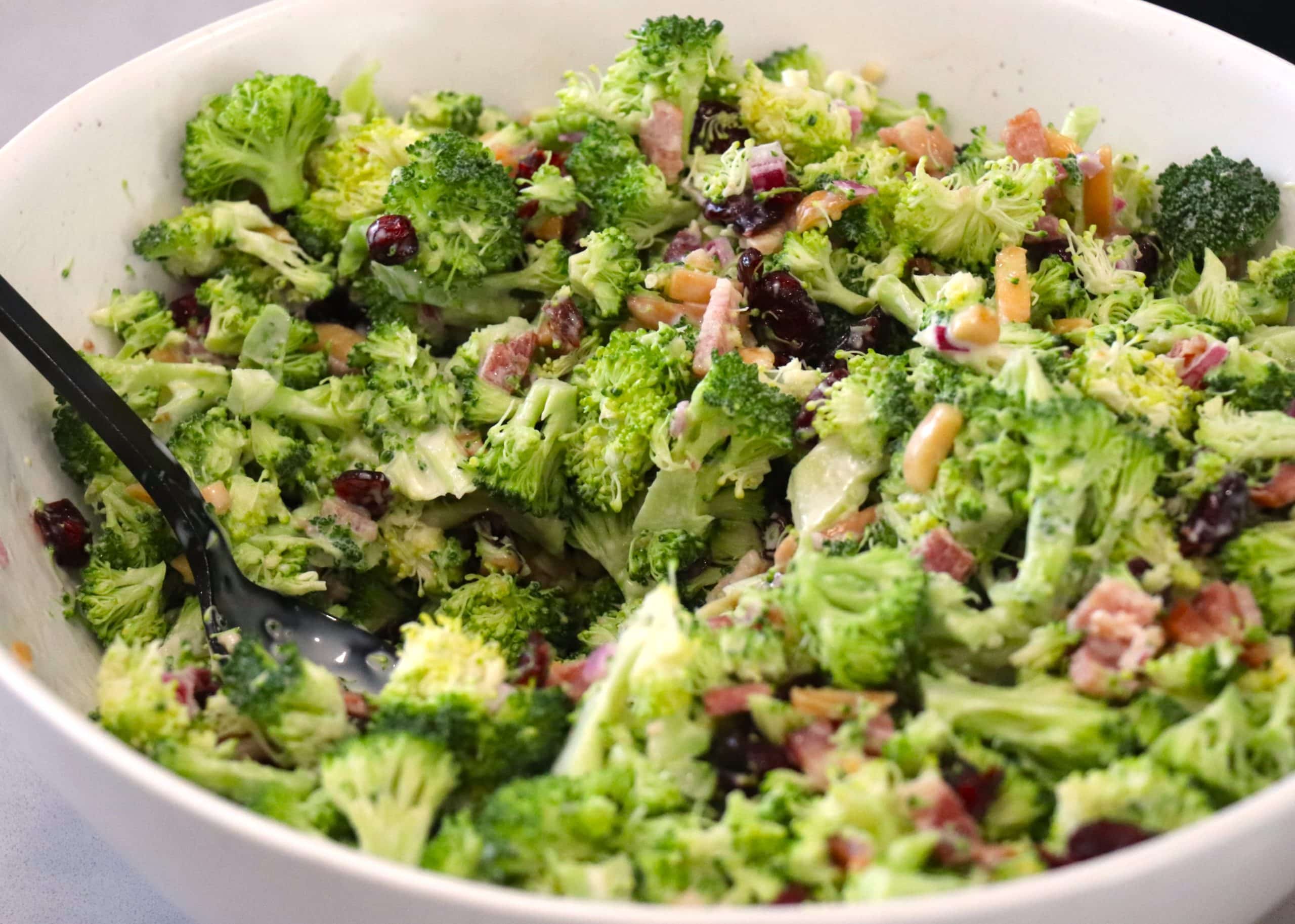 Featured image for “Creamy Honey Broccoli Salad”