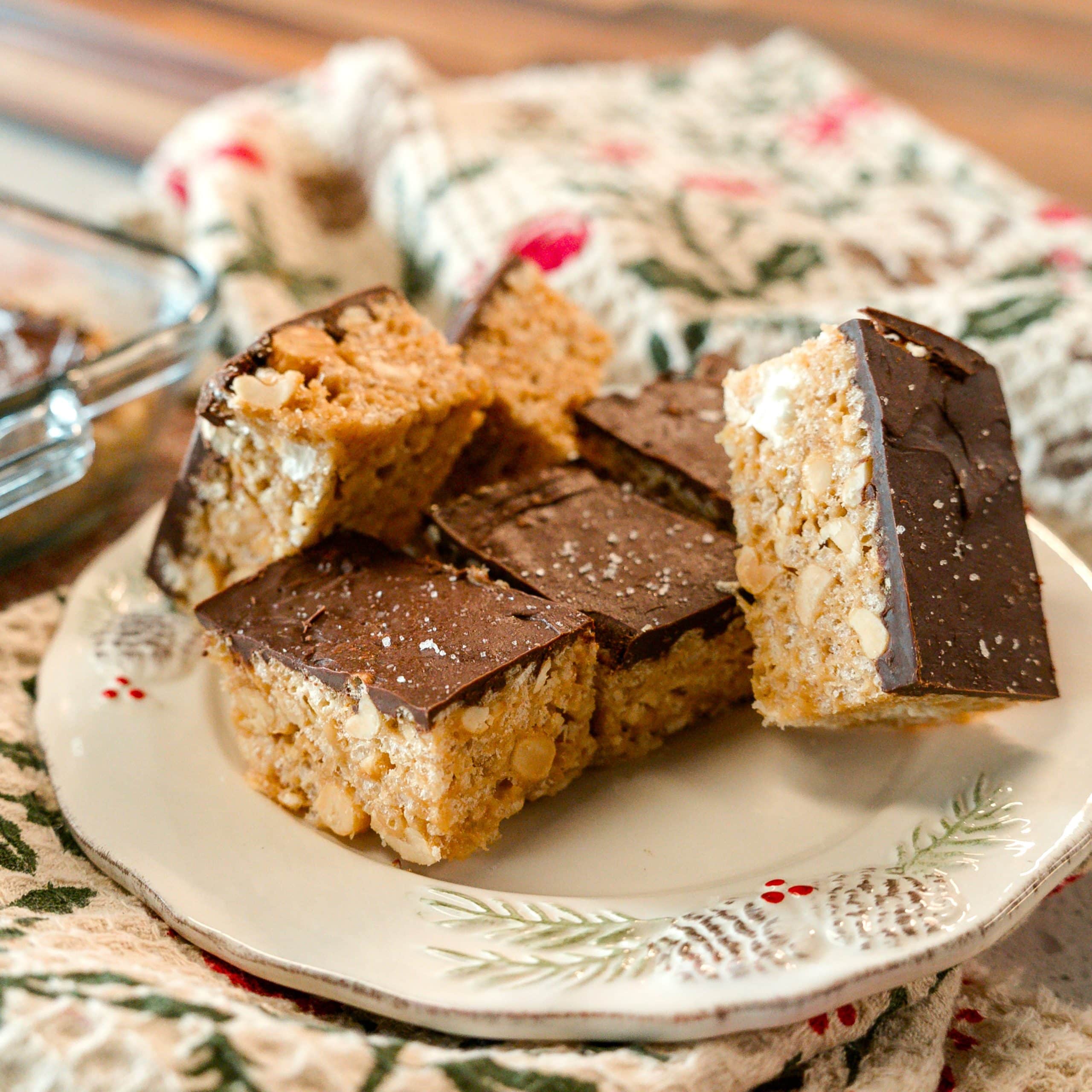 Featured image for “Peanut Butter Chocolate Rice Krispy Treats”