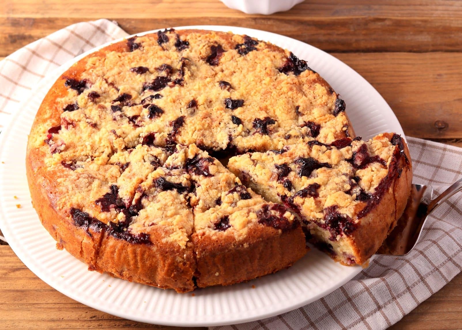 Featured image for “Honey Blueberry Coffee Cake”