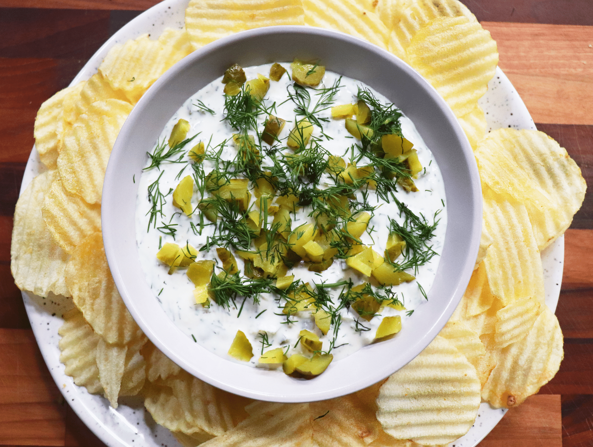 Featured image for “Honey Dill Pickle Cottage Cheese Dip”