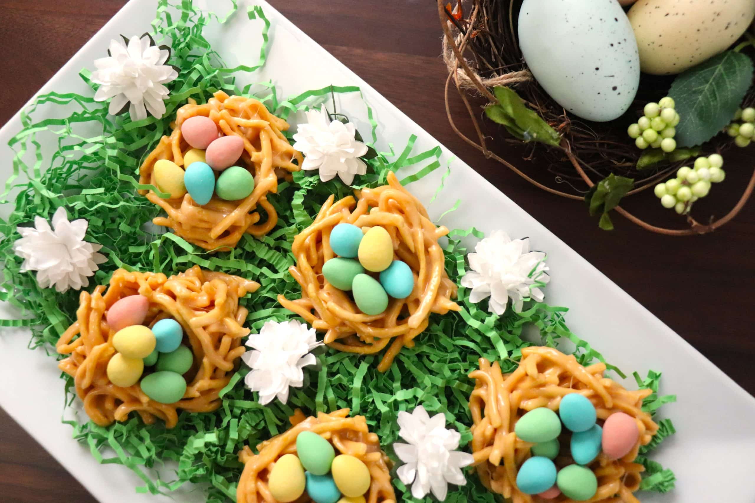 Featured image for “Mini Egg Peanut Butter Bird Nests”