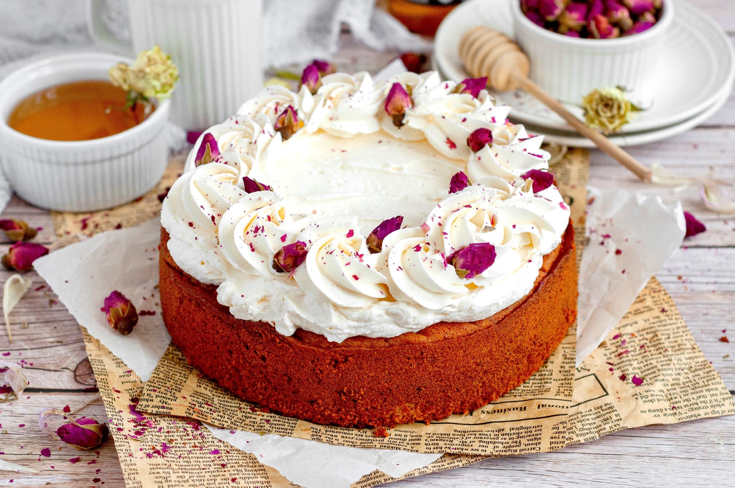 Featured image for “Honey Rose Cake”