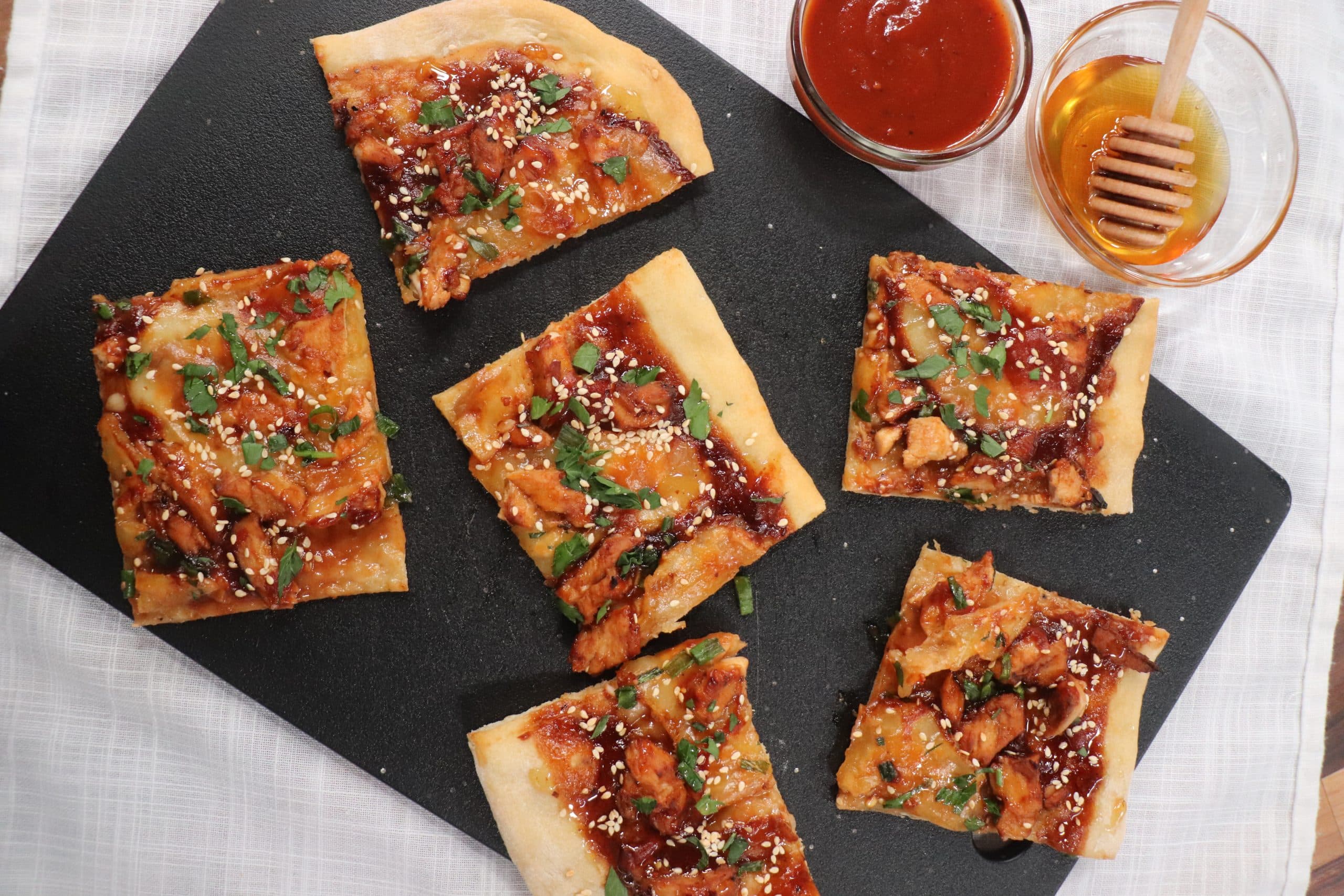 Featured image for “Hot Honey BBQ Chicken Pizza”