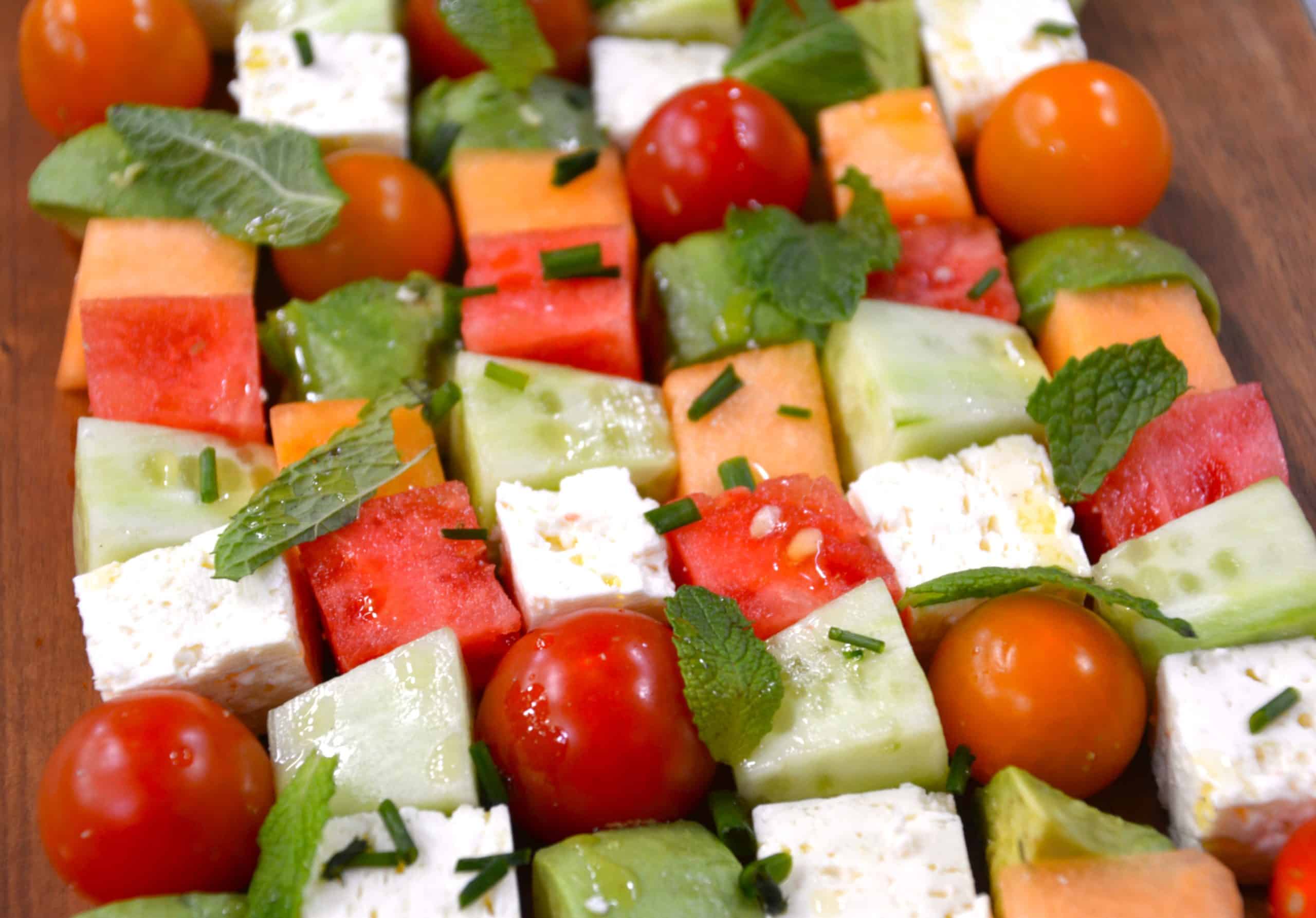 Featured image for “Melon and Feta Checkerboard Salad”