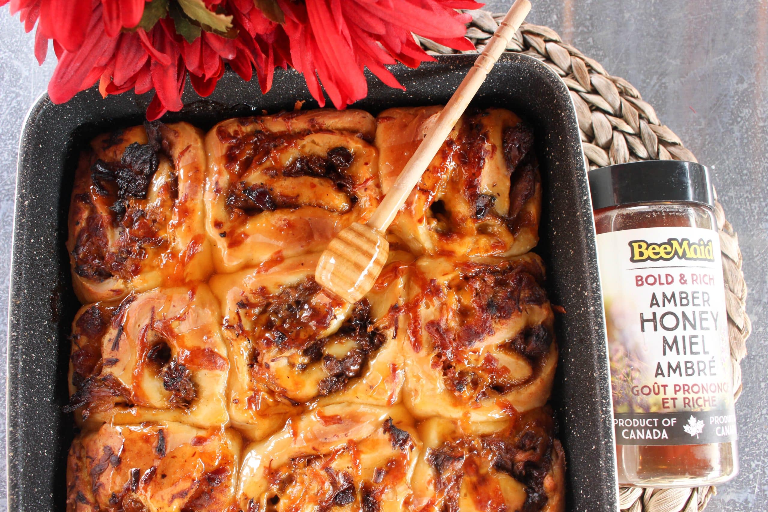Featured image for “Honey BBQ Pulled Beef Rolls”